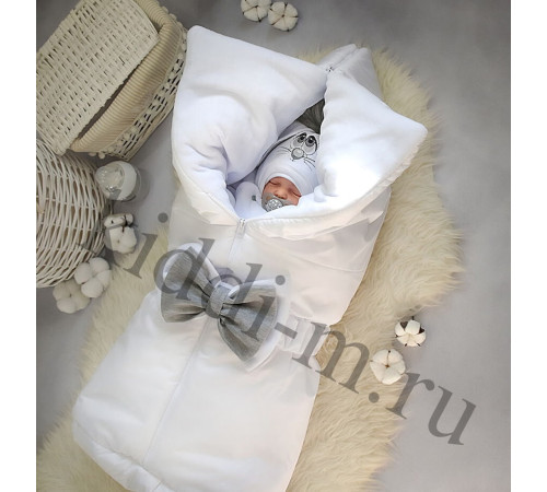 Комплект на выписку Picolita Любимка белый-серый