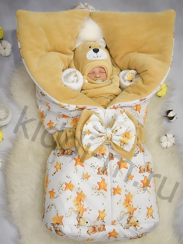 Зимний комплект Picolita Любимка-Мишка бежевый