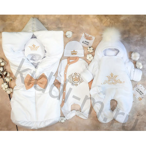 Комплект на выписку Picolita Любимка-Роскошь белый