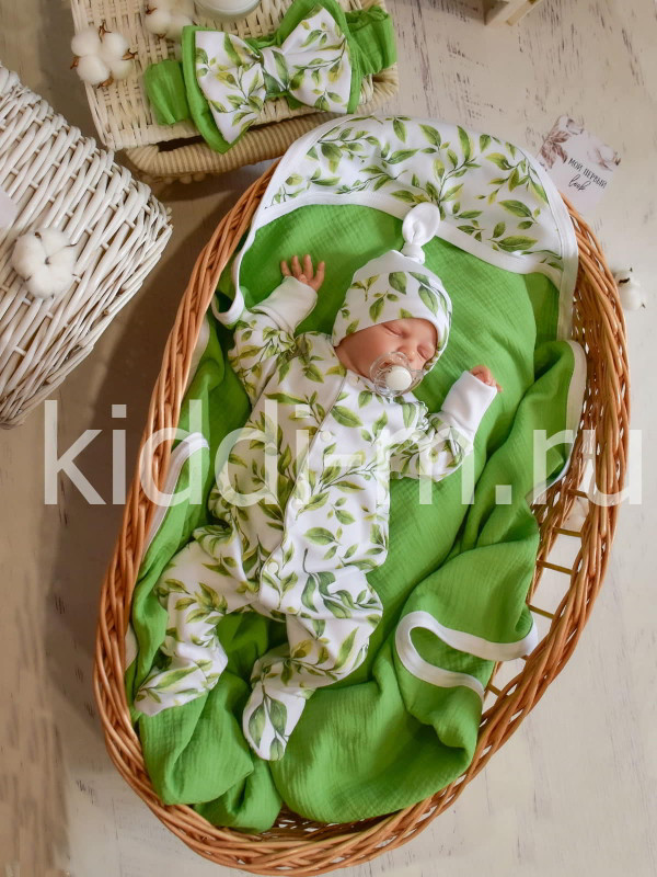 Летний комплект Picolita Муслин зеленый