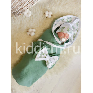 Летний комплект на выписку Picolita Муслин полынь