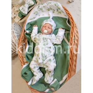 Летний комплект на выписку Picolita Муслин полынь