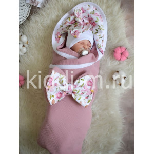 Летний комплект на выписку Picolita Муслин пудра