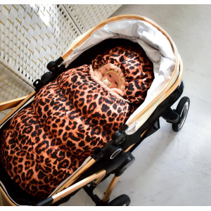 Зимний комплект на выписку Picolita Puffy-Киска коричневый