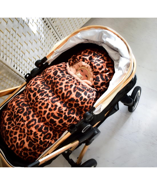 Зимний комплект на выписку Picolita Puffy-Киска коричневый