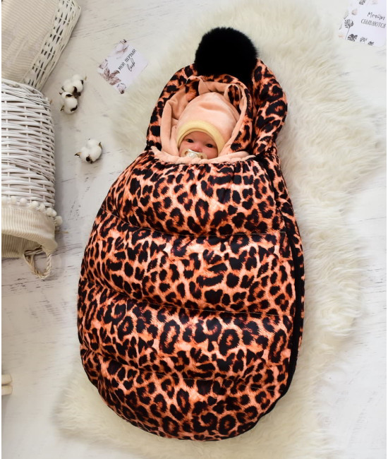 Зимний комплект на выписку Picolita Puffy-Киска коричневый