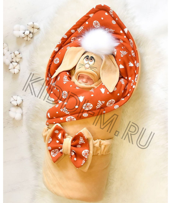 Зимний комплект Picolita Пушистики-Зайка бежевый