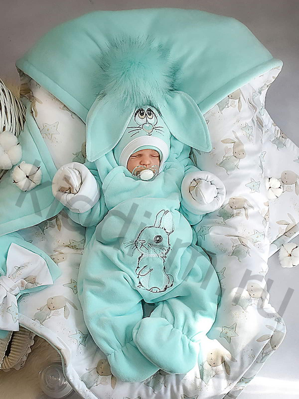 Зимний комплект Picolita Пушистики-Зайка ментол