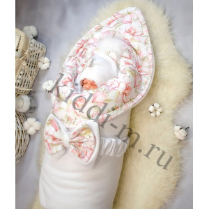 Зимний комплект Picolita Пушистики-Цветочный магнолия