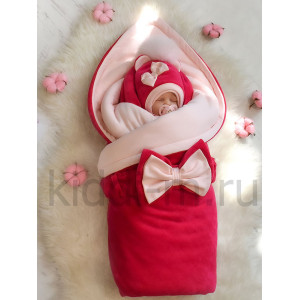 Зимний комплект Picolita Пушистики-Мишка фуксия