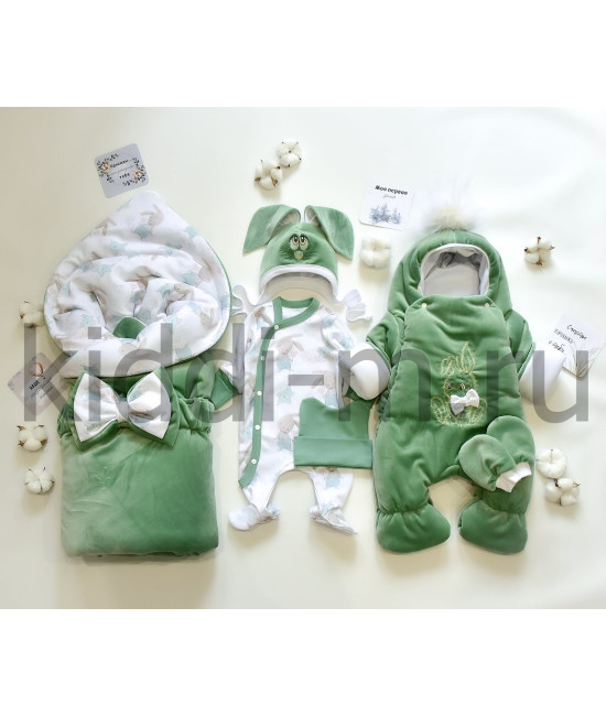 Зимний комплект Picolita Пушистики-Зайка полынь