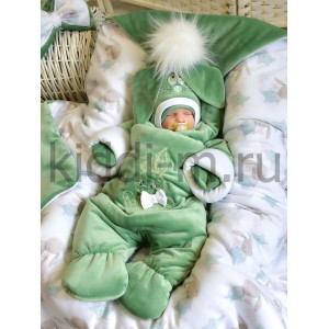 Зимний комплект Picolita Пушистики-Зайка полынь