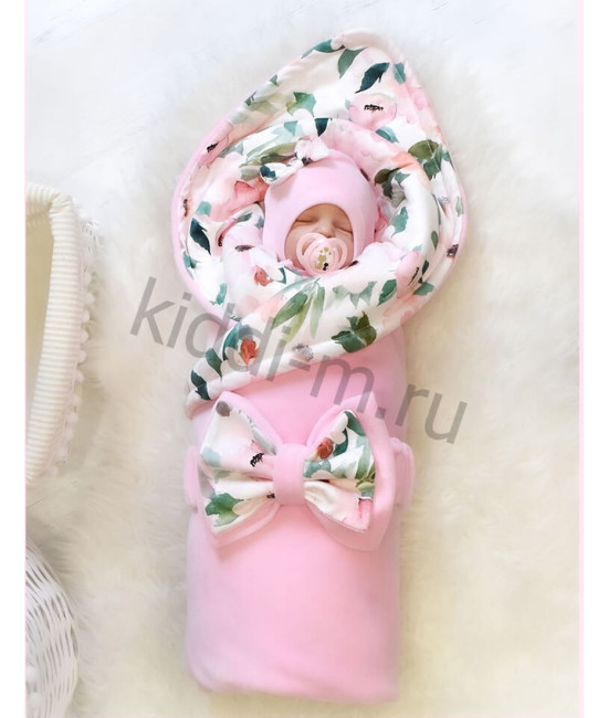 Летний комплект на выписку Picolita Топотушки-Цветочный пион