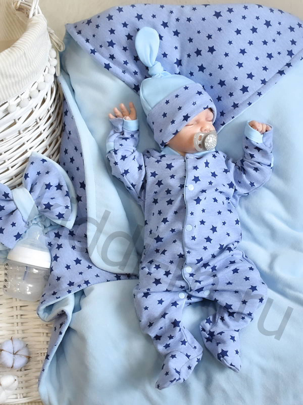 Летний комплект Picolita Топотушки-Звездный голубой-синий