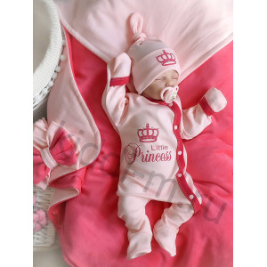Летний комплект на выписку Picolita Топотушки-Принцесса розовый