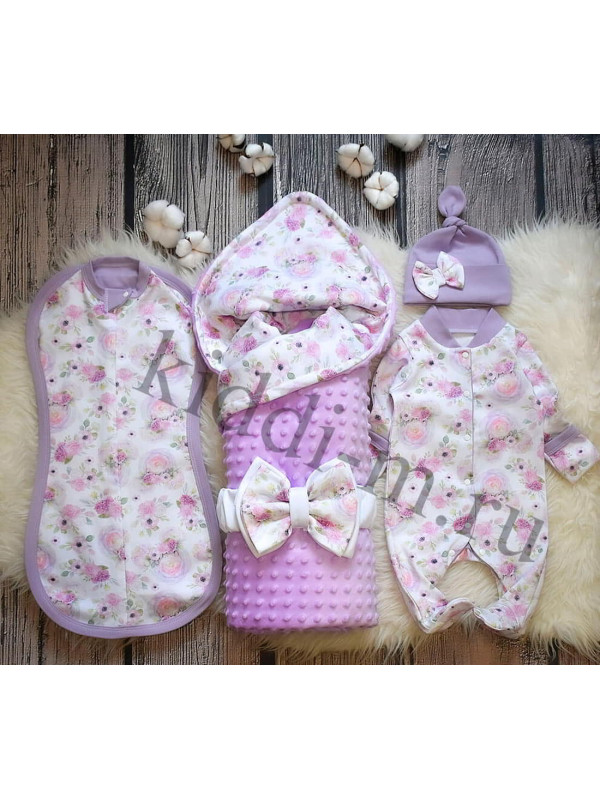 Комплект на выписку Picolita Топотушки-Цветочный лютик