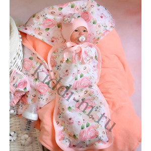 Комплект на выписку Picolita Топотушки-Цветочный роза персик