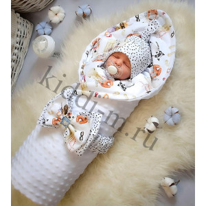 Комплект на выписку Picolita Топотушки-Минки белый