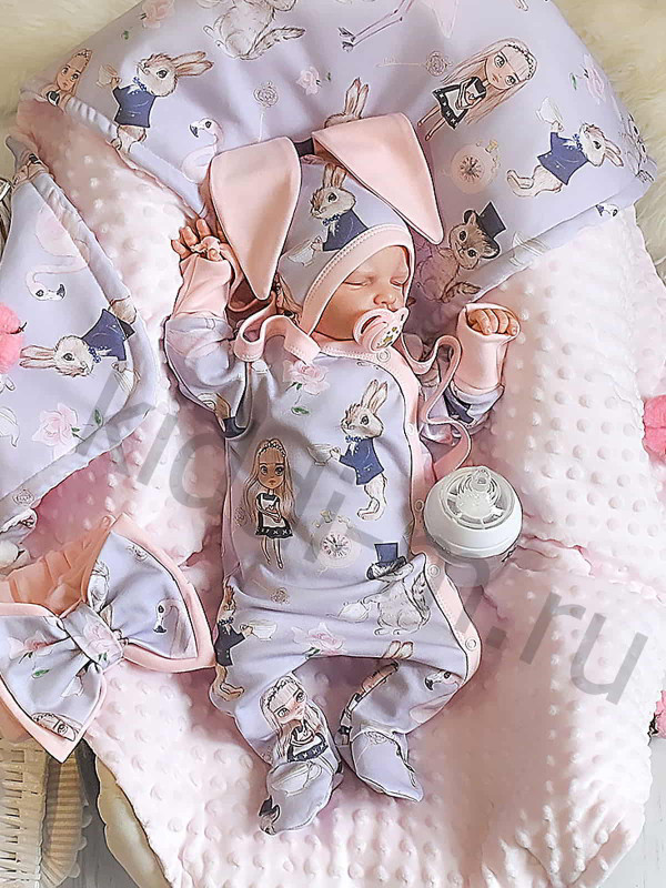 Летний комплект Picolita Топотушки-Минки розовый