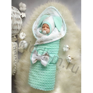 Комплект на выписку Picolita Топотушки-Минки бирюзовый