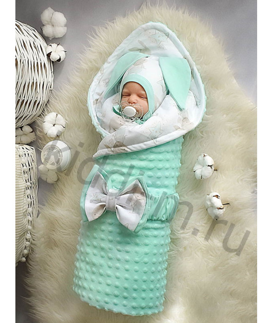 Комплект на выписку Picolita Топотушки-Минки бирюзовый