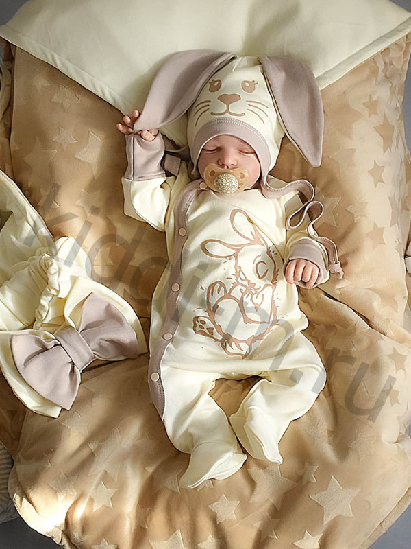 Летний комплект Picolita Топотушки-Зайка крем-брюле