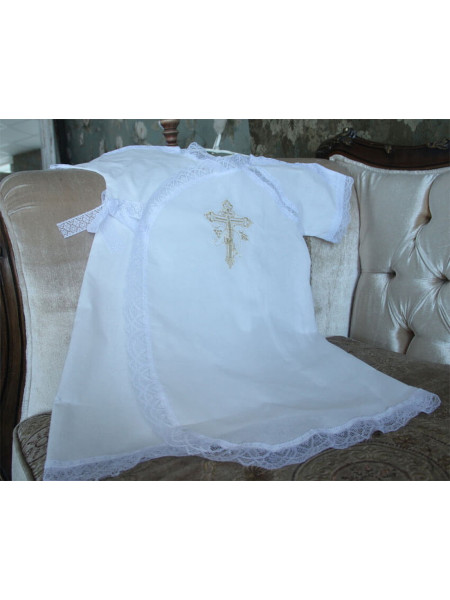 Крестильная рубашка Процветший крест
